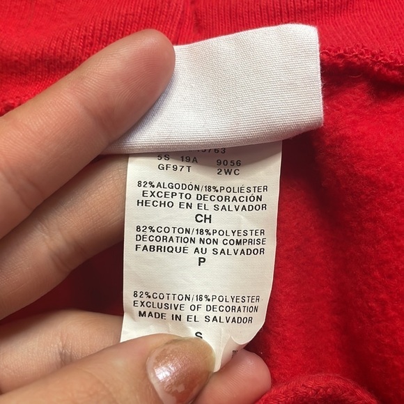 Champion Red Sweatpants Shorts - Picture 4 of 7